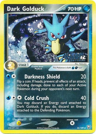 Dark Golduck 35/109 - Reverse Holo-Kantocards