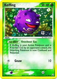 Koffing 61/109 - Reverse Holo-Kantocards