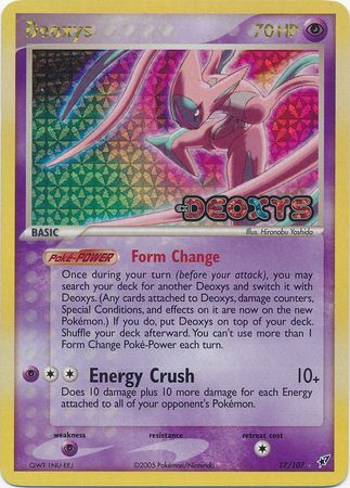 Deoxys [Attack] 17/107 - Reverse Holo