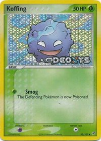 Koffing 62/107 - Reverse Holo-Kantocards