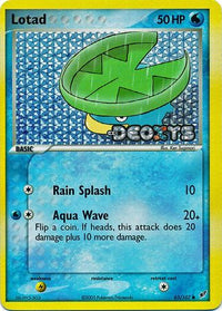 Lotad 63/107 - Reverse Holo-Kantocards