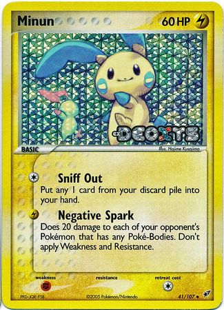 Minun 41/107 - Reverse Holo