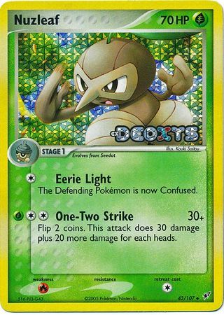 Nuzleaf 43/107 - Reverse Holo