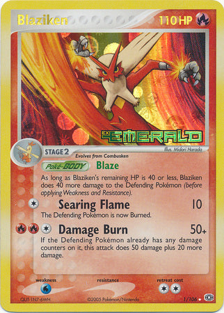 Blaziken 1/106 - Reverse Holo