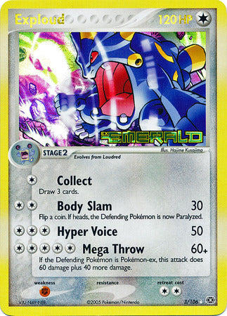 Exploud 3/106 - Reverse Holo