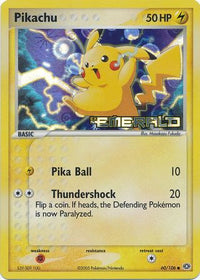 Pikachu 60/106 - Reverse Holo-Kantocards