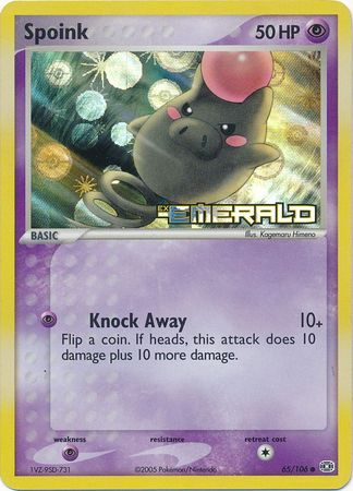 Spoink 65/106 - Reverse Holo