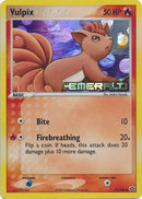 Vulpix 72/106 - Reverse Holo-Kantocards