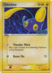 Chinchou 52/115 - Reverse Holo-Kantocards
