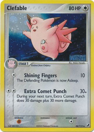 Clefable 36/115 - Reverse Holo