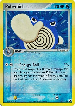 Poliwhirl 68/115 - Reverse Holo