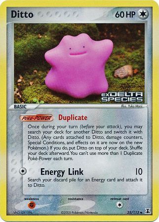 Ditto 35/113 - Reverse Holo – Kantocards