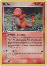 Ditto [Charmander] 37/113 - Reverse Holo-Kantocards