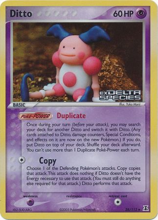 Ditto [Mr. Mime] 38/113 - Reverse Holo