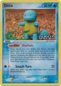 Ditto [Squirtle] 40/113 - Reverse Holo-Kantocards