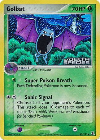 Golbat 43/113 - Reverse Holo