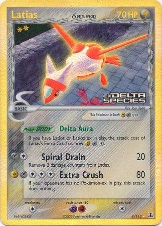 Latias (Delta Species) 8/113 - Reverse Holo