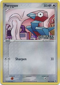 Porygon 80/113 - Reverse Holo-Kantocards