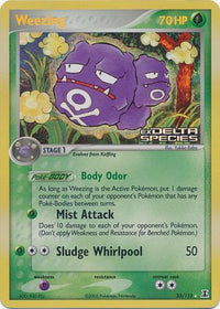 Weezing 33/113 - Reverse Holo-Kantocards