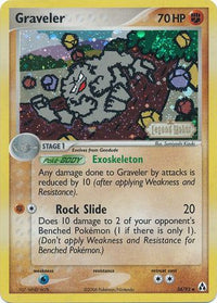 Graveler 34/92 - Reverse Holo-Kantocards