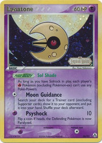 Lunatone 20/92 - Reverse Holo-Kantocards