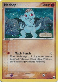 Machop 57/92 - Reverse Holo-Kantocards