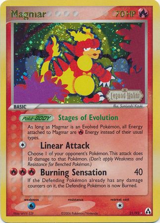 Magmar 21/92 - Reverse Holo