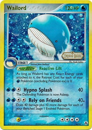 Wailord 14/92 - Reverse Holo