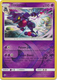 Toxicroak 55/147 - Reverse Holo-Kantocards