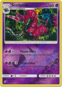 Scolipede 58/147 - Reverse Holo-Kantocards