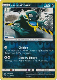 Alolan Grimer 83/147 - Reverse Holo-Kantocards