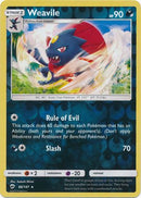 Weavile 86/147 - Reverse Holo-Kantocards