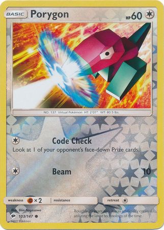 Porygon 103/147 - Reverse Holo
