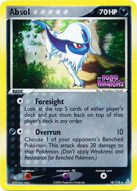 Absol 18/110 - Reverse Holo-Kantocards