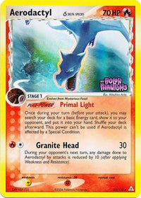 Aerodactyl (delta species) 35/110 - Reverse Holo-Kantocards