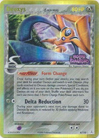 Deoxys (delta species) [Defense] 4/110 - Reverse Holo-Kantocards