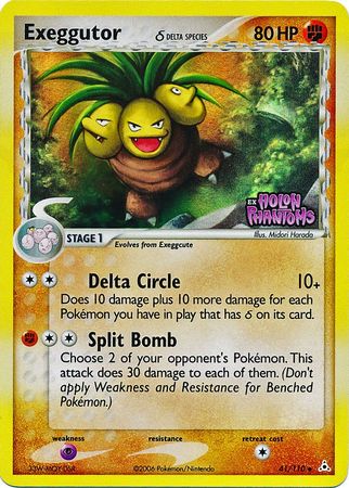 Exeggutor (delta species) 41/110 - Reverse Holo