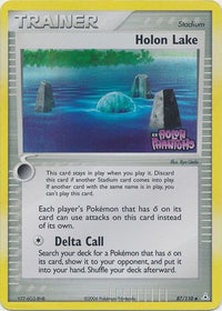 Holon Lake 87/110 - Reverse Holo-Kantocards