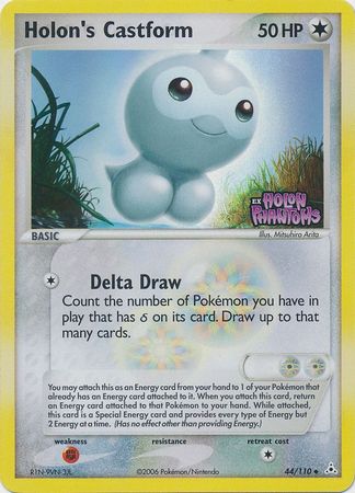 Holon's Castform 44/110 - Reverse Holo