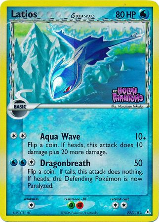 Latios (delta species) 22/110 - Reverse Holo