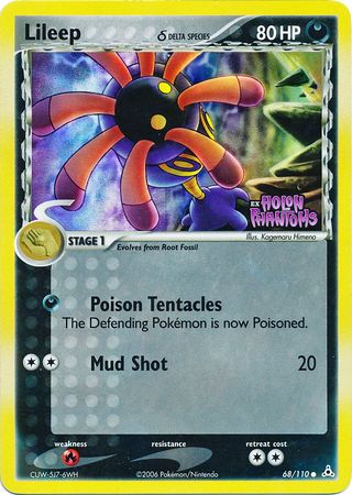 Lileep (delta species) 68/110 - Reverse Holo