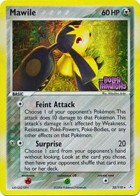 Mawile 23/110 - Reverse Holo-Kantocards
