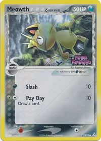 Meowth (delta species) 71/110 - Reverse Holo-Kantocards