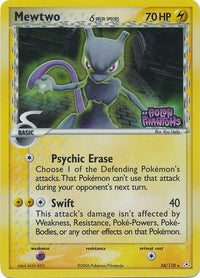 Mewtwo (delta species) 24/110 - Reverse Holo-Kantocards