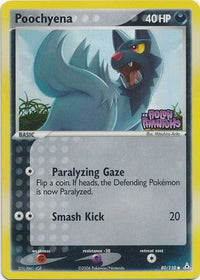 Poochyena 80/110 - Reverse Holo-Kantocards