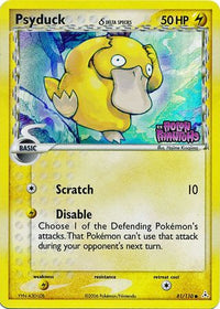 Psyduck (delta species) 81/110 - Reverse Holo-Kantocards
