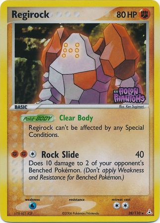 Regirock 28/110 - Reverse Holo