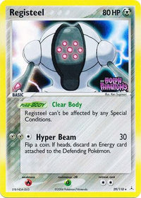 Registeel 29/110 - Reverse Holo-Kantocards