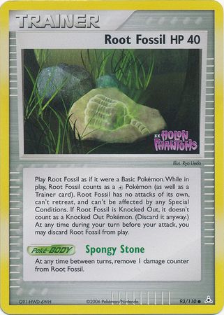 Root Fossil 93/110 - Reverse Holo
