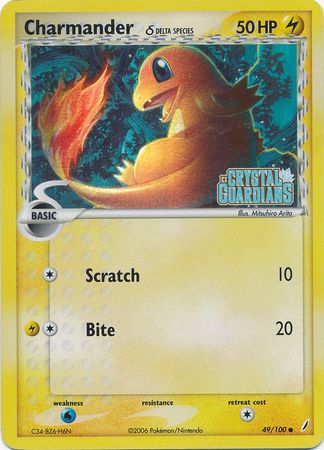 Charmander (delta species) 49/100 - Reverse Holo